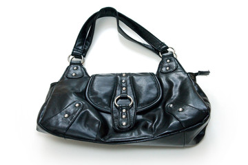 Naklejka premium Black women bag