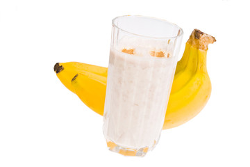 Banana cocktail drink