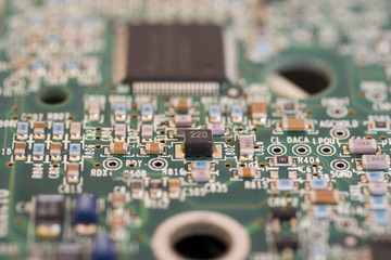 PCB board with small devices