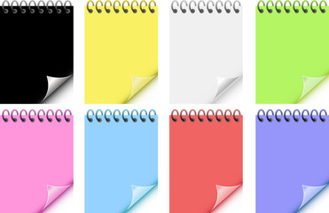 バインダー付きメモ