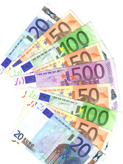 20, 50, 100, 500 euro range