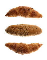 Bread Roll and Croissants
