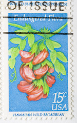 Postage Stamp Hawaiian Wild Broadbean