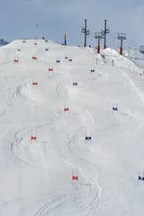 Foto op Plexiglas ski race in Val d'Isére © Morenovel