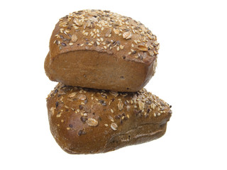 Bread buns isolated on a white background