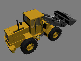 chargeuse de chantier