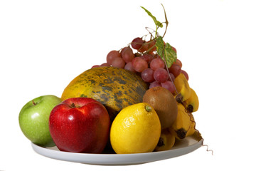 Juicy plate of Fruits