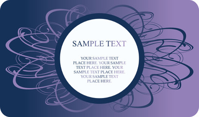 Obraz premium card for your text