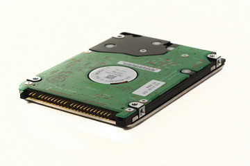 Hard drive at angle