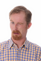 Obraz premium winking man