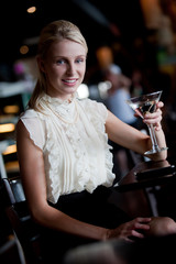 Woman In Bar