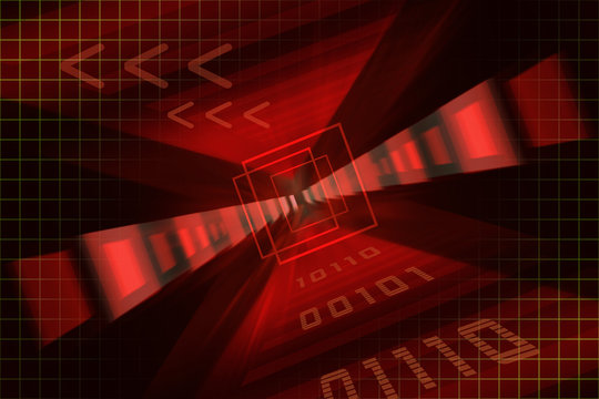 Background Technik red
