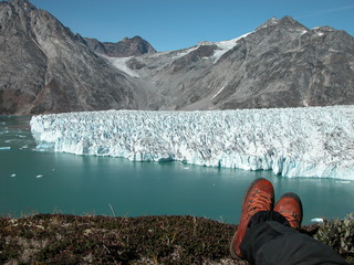Blick &uuml;ber Gletscher