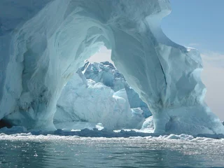Crédence de cuisine en verre imprimé Arctique Eisberg