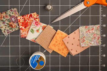 Fototapeta premium sewing materials