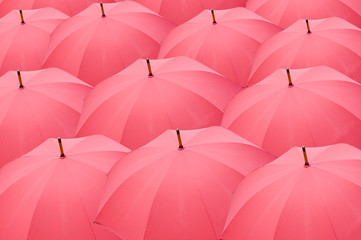 Rosa Regenschirme