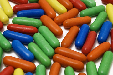 píldoras de colores