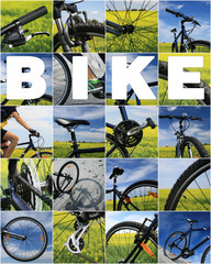 bike collage