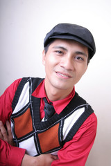 portrait of man with hat