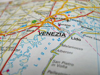 cartina venezia