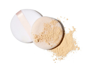 face powder and applicators