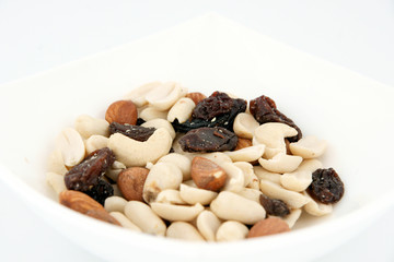 Assortment of Dried Fruits and Mixed Nuts