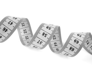 curved measuring tape