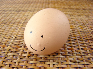 Happy smile egg