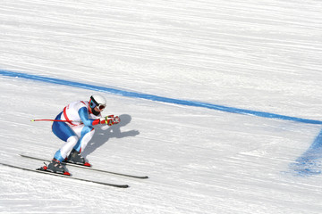 Fototapeta na wymiar zawody narciarskie