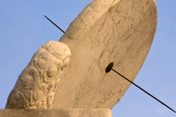 Sundial at Forbidden city in Beijing