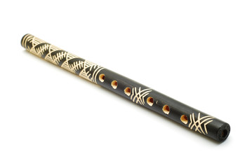 wooden traditional flute