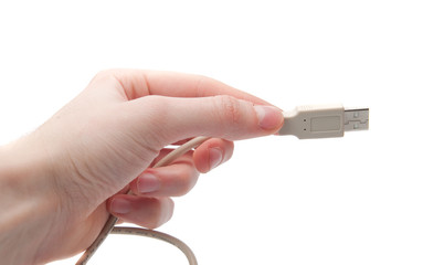 Hand with cable