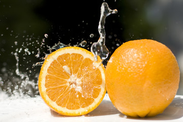 Orangen-Dusche