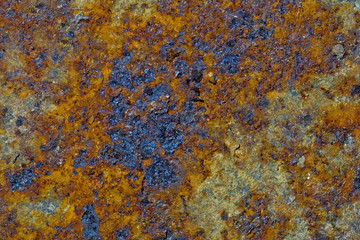 grunge rusty metal plate