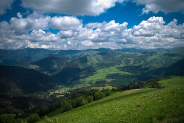 Fototapeta na wymiar Сountry of mountains - Georgias
