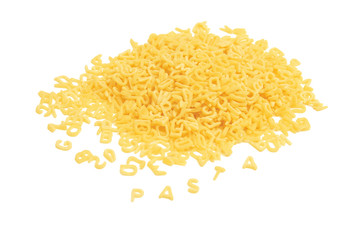 Alphabet pasta.