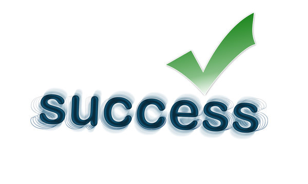 Success text