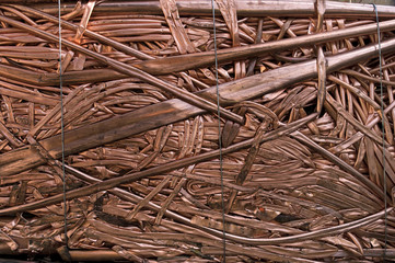 A bale of recycling copper