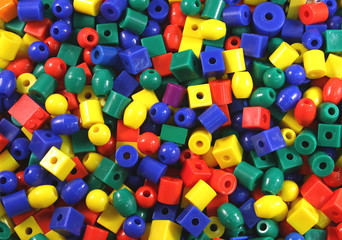 colred beads background