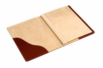 leather book