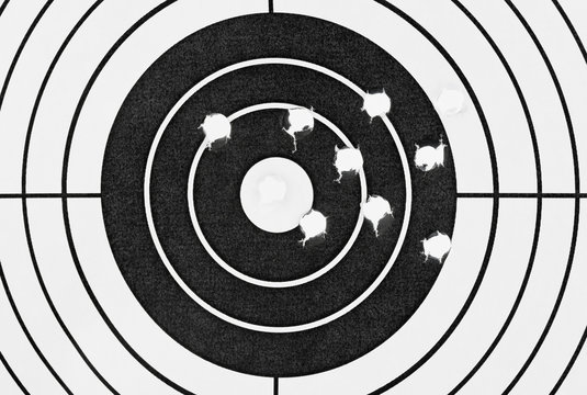 Holes in target