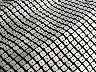 80s style piece of silver tiles