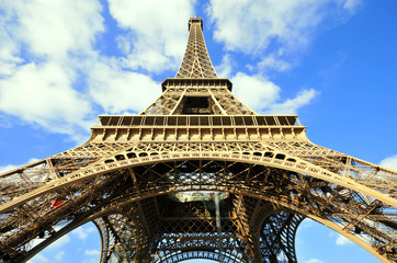 Obraz na płótnie Canvas Eiffel Tower in Paris, France.