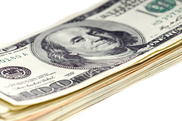 many dollar banknotes