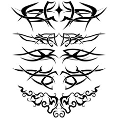 tattoos set