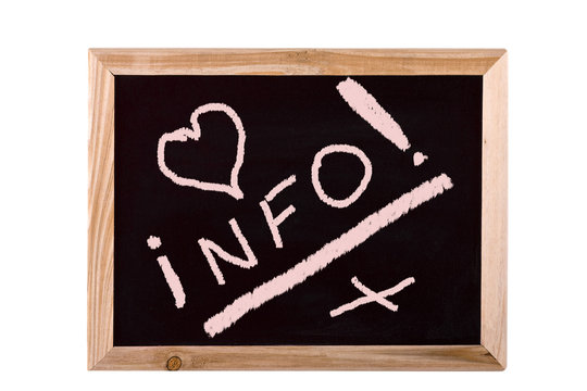 Info chaklboard