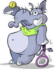 Tennis elephant