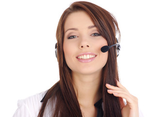 Fototapeta premium CUSTOMER SERVICE AGENT