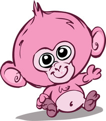cute baby monkey