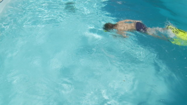 snorkeling boy